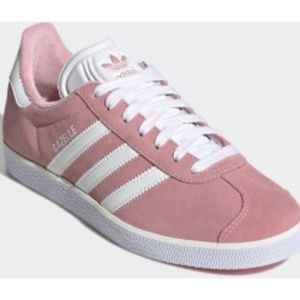 ADIDAS Gazelle Light Pink / Core White / Silver Metallic - Women's 6.5 New